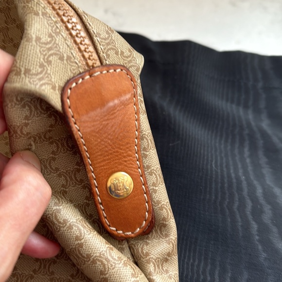 Vintage Celine Tote Bag About 20x18 M08 SEE PHOTOS FOR CALLOUTS - Picture 4 of 13